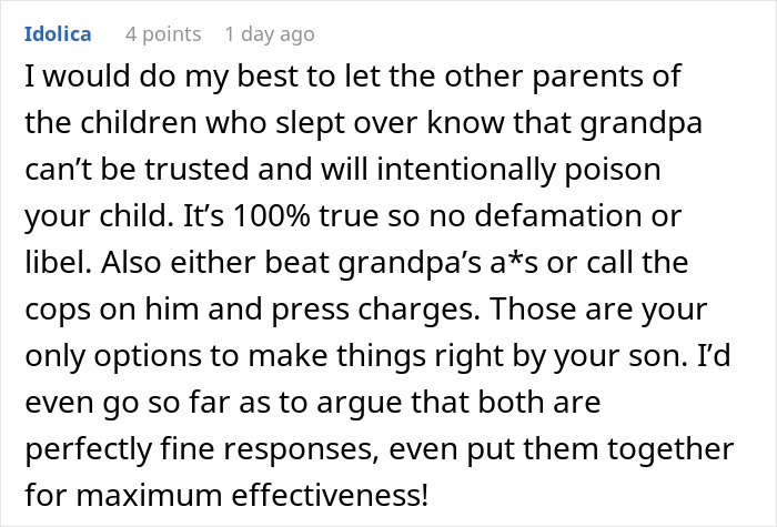 Dad Beyond Livid After Boomer Poisons His Son Trying To Prove His Delusional Point Dad Beyond Livid After Boomer Poisons His Son Trying To Prove His Delusional Point
