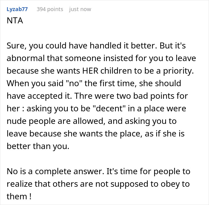 "Nude Hot Spring Guy" Is Shocked After Woman Tells Him To Wear Clothes Because She Brought Her Kids