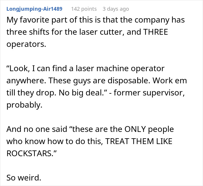 “See You Friday”: Worker Quits On The Spot, Costing Management Their Bonus And $350k Contract “See You Friday”: Worker Quits On The Spot, Costing Management Their Bonus And $350k Contract