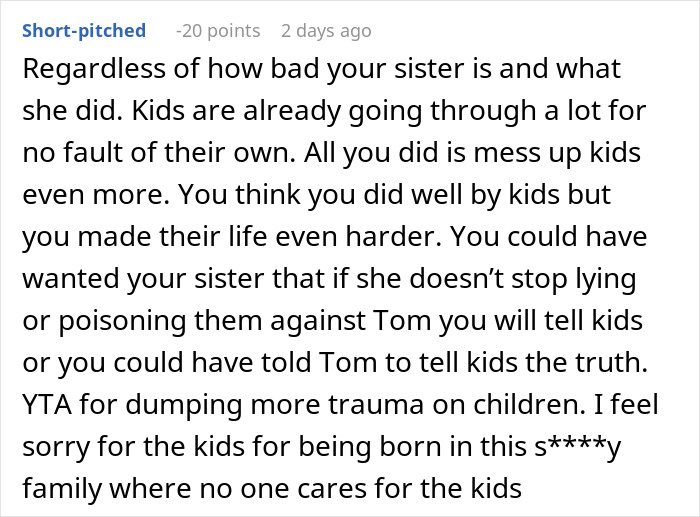 Kids Realize They&rsquo;ve Been Blaming The Wrong Parent For The Divorce After Relative Speaks Out