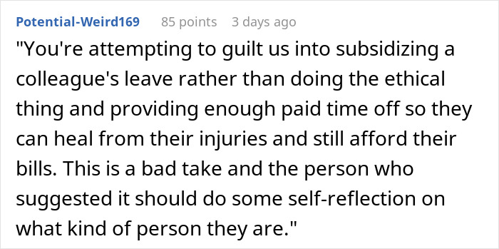 &ldquo;It Finally Happened&rdquo;: Woman Is Furious After Boss Expects Her To &ldquo;Donate&rdquo; PTO To A Coworker