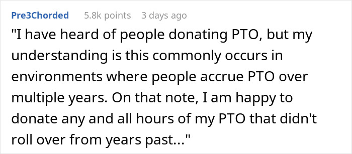 &ldquo;It Finally Happened&rdquo;: Woman Is Furious After Boss Expects Her To &ldquo;Donate&rdquo; PTO To A Coworker