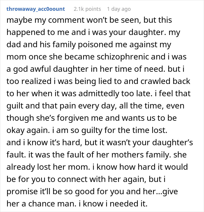 Estranged Woman Finally Sees The Truth And Wants Dad Back In Her Life, He Doesn't Want To Reconnect