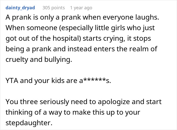 Mom Defends Her Sons’ Birthday Prank Directed At Her Stepdaughter, Folks Online Tear Her To Shreds Mom Defends Her Sons’ Birthday Prank Directed At Her Stepdaughter, Folks Online Tear Her To Shreds