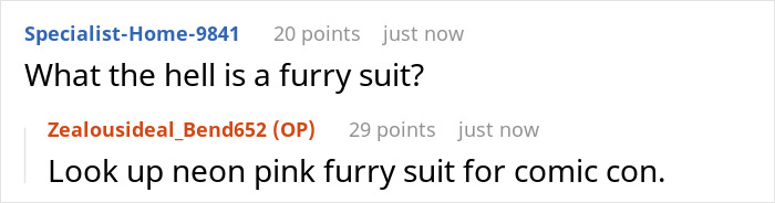 25YO Refuses To Take 12YO Sister To Renaissance Fair Because She Insists On Wearing Furry Outfit 25YO Refuses To Take 12YO Sister To Renaissance Fair Because She Insists On Wearing Furry Outfit