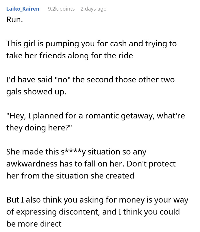 Uninvited Friends Ruin Romantic Trip, Man Demands They Pay Their Share Of Hotel Costs