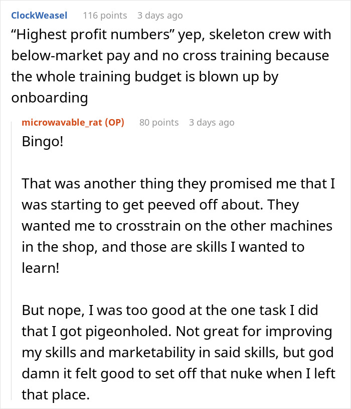 “See You Friday”: Worker Quits On The Spot, Costing Management Their Bonus And $350k Contract “See You Friday”: Worker Quits On The Spot, Costing Management Their Bonus And $350k Contract