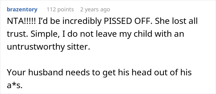 &ldquo;AITA For Not Letting My MIL Babysit My Daughter?&rdquo;
