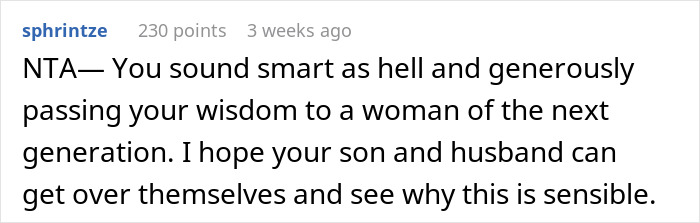 Man Asks Mom To Convince His Wife To Be A &ldquo;Trad Wife&rdquo;, She Reveals She Always Had An &ldquo;Escape Plan&rdquo;