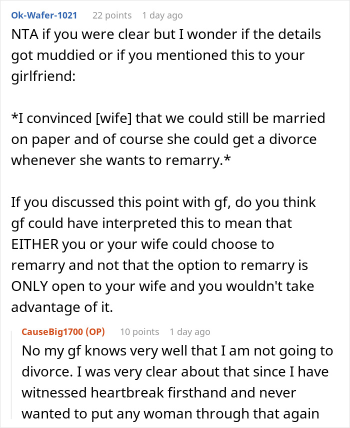 Guy Won't Remarry To 'Help' The Wife He Cheated On, His Girlfriend Of 5 Years Is Fed Up