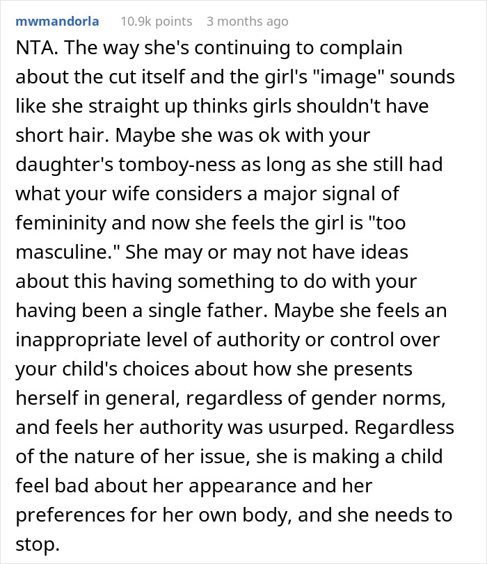 Woman Inconsolable When Step Daughter Cuts Her Hair Really Short, Husband Tells Her Enough Is Enough