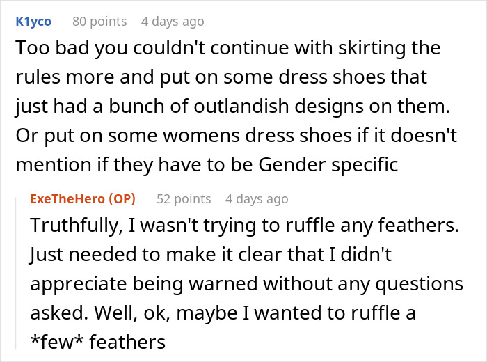 Teacher Banned From Wearing Sneakers Due To Dress Code, Responds With Goth Platform Boots Teacher Banned From Wearing Sneakers Due To Dress Code, Responds With Goth Platform Boots