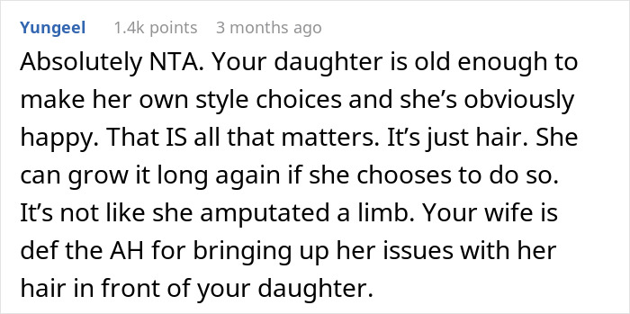 Woman Inconsolable When Step Daughter Cuts Her Hair Really Short, Husband Tells Her Enough Is Enough