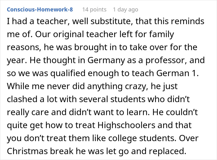&ldquo;Insane And Cruel&rdquo;: Students Turn The Tables On Teacher By Following Instructions, Get Him Fired
