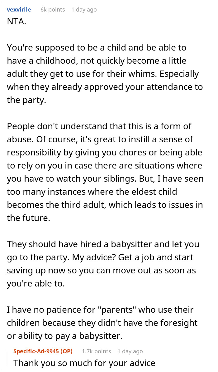 "AITA For Telling My Parents They Should Have Thought Twice Before Having More Kids?" "AITA For Telling My Parents They Should Have Thought Twice Before Having More Kids?"