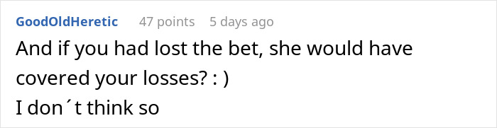 Man Is Called A Jerk For Not Wanting To Spend His Bet Winnings On A Trip That Doesn&rsquo;t Involve Him