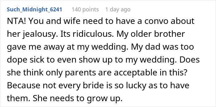 Bride-To-Be Asks Uncle To Walk Her Down The Aisle, Which Leaves His Wife Creeped Out