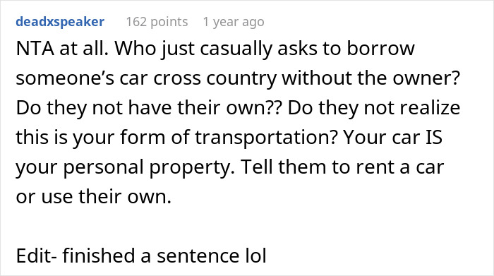 Guy Organizing A Cross-Country Trip Won’t Take “No” For An Answer When Borrowing Friend’s Car Guy Organizing A Cross-Country Trip Won’t Take “No” For An Answer When Borrowing Friend’s Car