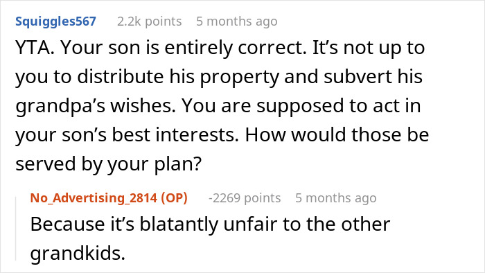 Mom Forces Son To Sell A Car He Inherited From Grandpa To Share With Family, Gets A Reality Check Mom Forces Son To Sell A Car He Inherited From Grandpa To Share With Family, Gets A Reality Check