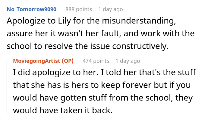 “I Basically Wrote Her Name On Everything To Prevent Theft”: Daughter Shamed, Mom Calls Teacher “I Basically Wrote Her Name On Everything To Prevent Theft”: Daughter Shamed, Mom Calls Teacher
