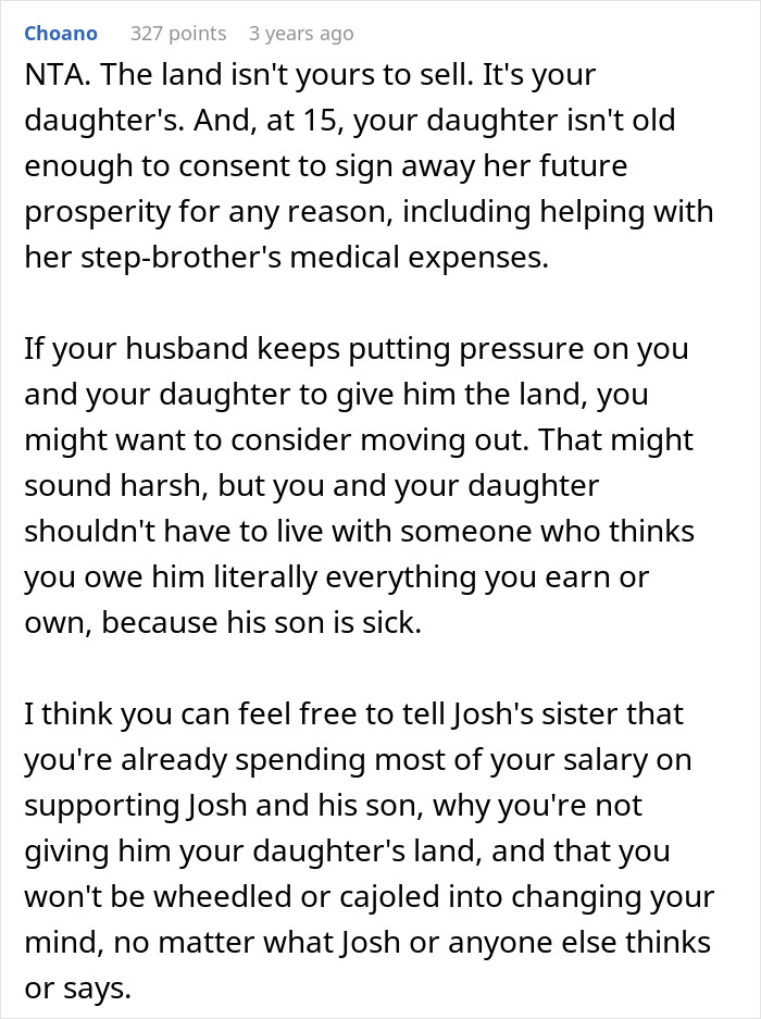 Woman Won&rsquo;t Sell Daughter&rsquo;s Inheritance Just So Her Stepson Can Get Surgery, Clashes With Husband