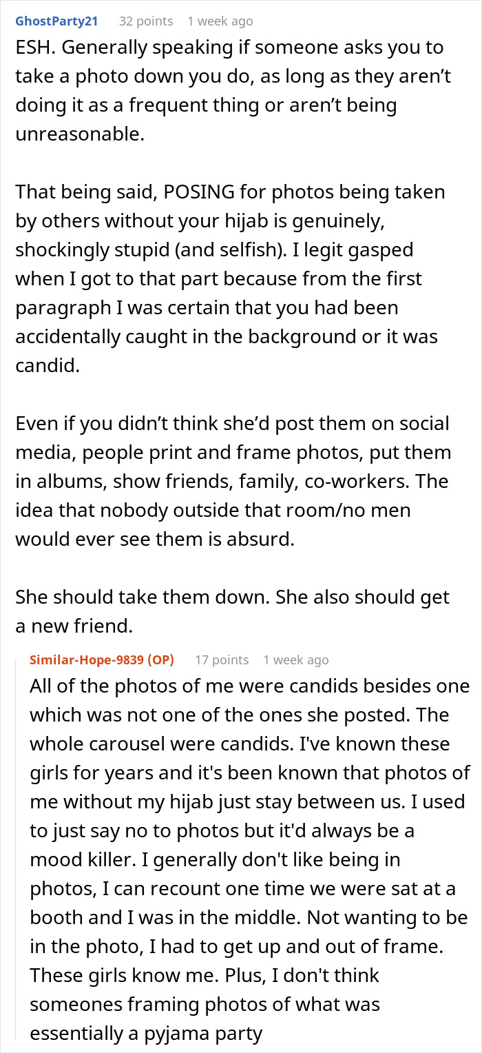 Muslim Friend Is Terrified After Bride Posts Pic Of Her Without Her Hijab, Refuses To Delete It Muslim Friend Is Terrified After Bride Posts Pic Of Her Without Her Hijab, Refuses To Delete It