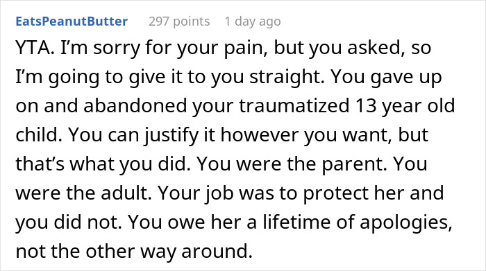Estranged Woman Finally Sees The Truth And Wants Dad Back In Her Life, He Doesn't Want To Reconnect