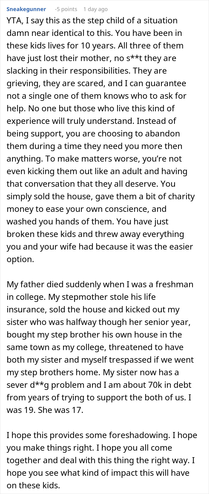 Siblings Face Harsh Reality As Stepfather Sells Home And Moves On, Leaving Them On Their Own