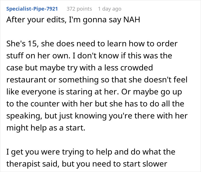 Dad Takes Hungry 15YO To Fast Food Place, Tells Her To Order Her Food, She Can’t Do It Dad Takes Hungry 15YO To Fast Food Place, Tells Her To Order Her Food, She Can’t Do It