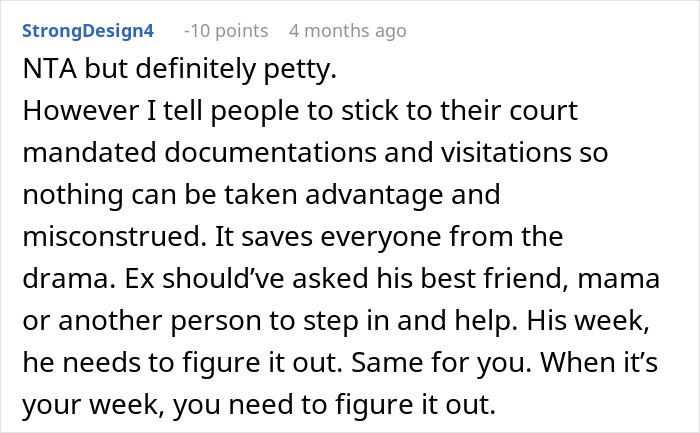 Mom Refuses To Take Her Kids During Ex&rsquo;s Week Because Of His Wife&rsquo;s Emergency, Gets A Reality Check