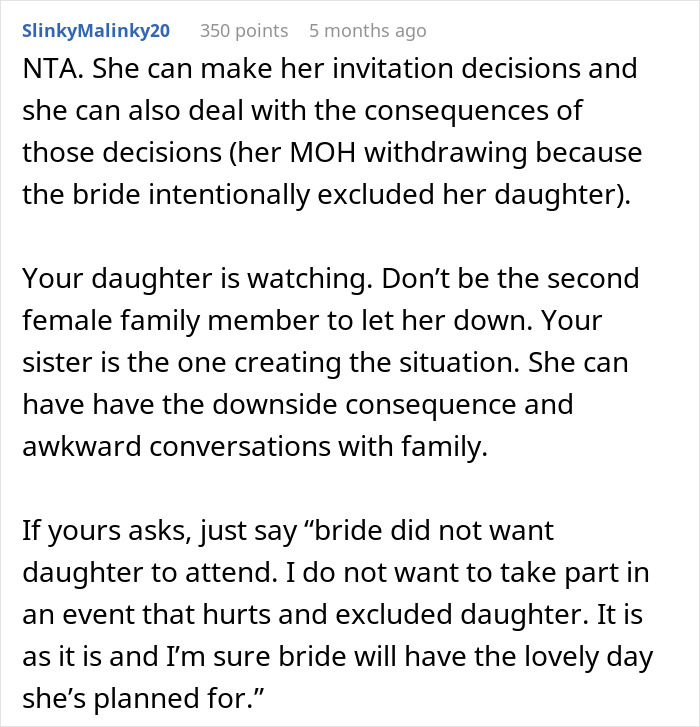 Woman Accused Of Throwing A Tantrum After Boycotting Sister’s Wedding Because Of Her Dumb New Rule Woman Accused Of Throwing A Tantrum After Boycotting Sister’s Wedding Because Of Her Dumb New Rule