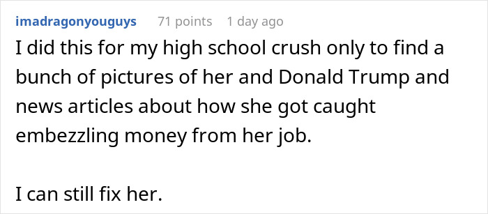 Woman Is Horrified To Find Her Crush From 20 Years Back Living Just A Block Away From Her 