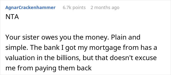 Woman Gets $30K Inheritance, Doesn’t Get Why Brother Keeps Asking Her For The $3K She Owes Him Woman Gets $30K Inheritance, Doesn’t Get Why Brother Keeps Asking Her For The $3K She Owes Him