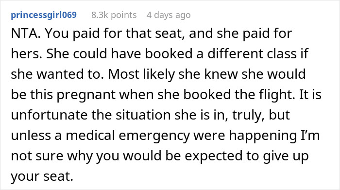 12-Hour Flight Turns Torturously Awkward After Man Refuses To Give Up Seat To Heavily Pregnant Passenger 12-Hour Flight Turns Torturously Awkward After Man Refuses To Give Up Seat To Heavily Pregnant Passenger
