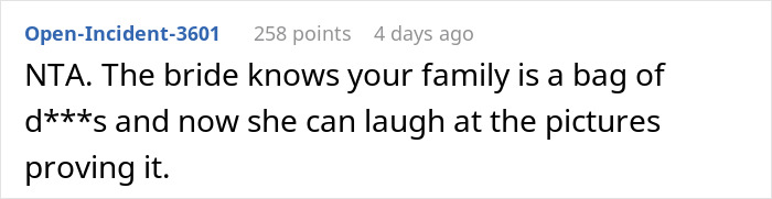 Rude Wedding Guests Complain About Terrible Pics Of Them, Get Shown Exactly Why That Happened