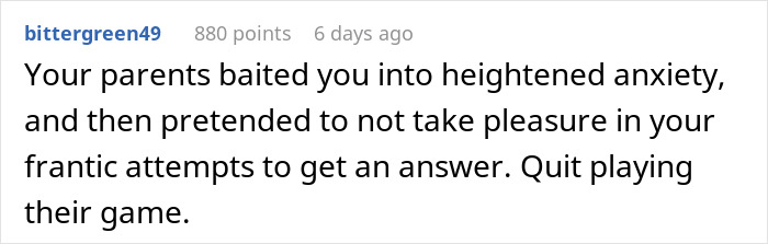 Comment discussing parents' reaction to daughter's tattoo, highlighting need for boundaries. Comment discussing parents' reaction to daughter's tattoo, highlighting need for boundaries.