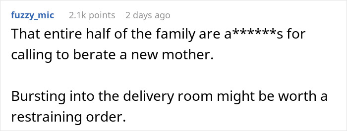 "AITA For Refusing To Let My In-Laws See My Daughter After What They Did During Her Birth?": Mom Shares Story