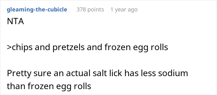 Woman Refuses To Cut Salt From Meals Completely Because Of BF&rsquo;s Blood Pressure, He Turns &ldquo;Salty&rdquo;