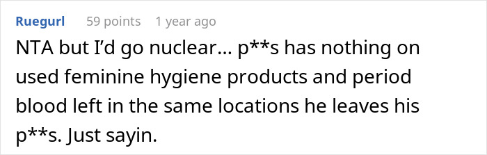 Man Repeatedly Messes Up The Toilet Without Consideration Of Roommate, She Plots A Lesson For Him Man Repeatedly Messes Up The Toilet Without Consideration Of Roommate, She Plots A Lesson For Him