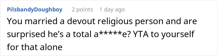 Woman Agrees To Convert If Husband Agrees To Actually Be A Good Christian, Triggers Him