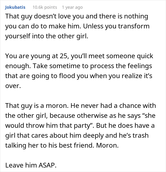 Woman Overhears Boyfriend Of 8 Years Saying She &lsquo;Disgusts&rsquo; Him On His Birthday, Shatters Her Heart