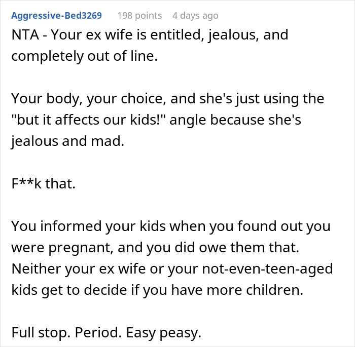 Vasectomy Reversal Sparks Heated Argument, Man Thinks It&rsquo;s None Of Ex-Wife&rsquo;s Business