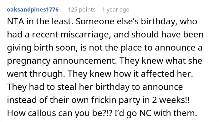 "AITA For Asking All The Guests To Leave After My Brother And SIL's Pregnancy Announcement?"