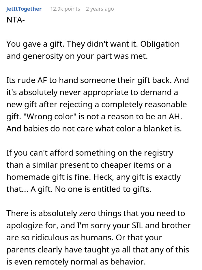 &ldquo;His Wife Said Those Didn&rsquo;t Count&rdquo;: SIL Refuses A Handmade Gift, Demands A New One Instead