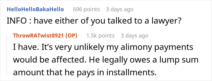 Ex-Hubby Asks Woman To Waive Alimony So He Can Pay For Cancer Treatment, She Emphasizes His Spending Ex-Hubby Asks Woman To Waive Alimony So He Can Pay For Cancer Treatment, She Emphasizes His Spending