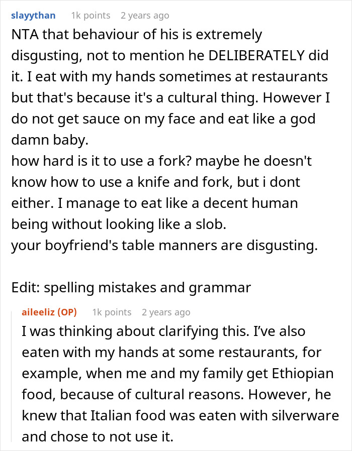 Man Eats Bruschetta And Pasta With Hands, Makes GF Leave The Restaurant Embarrassed Man Eats Bruschetta And Pasta With Hands, Makes GF Leave The Restaurant Embarrassed