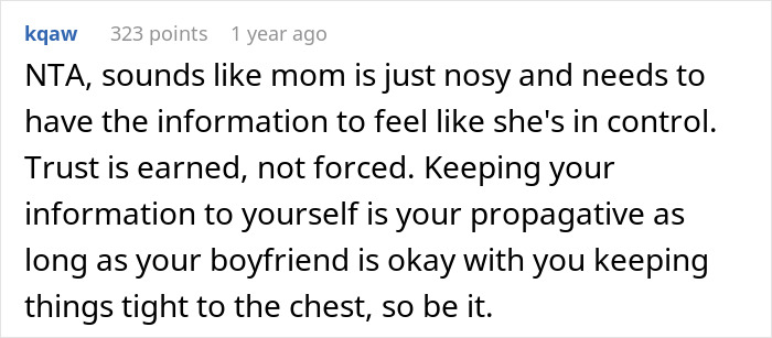 Woman Can’t Trust Son’s GF With No Social Media And A Secretive Job, Tries To Hack Her Phone Woman Can’t Trust Son’s GF With No Social Media And A Secretive Job, Tries To Hack Her Phone