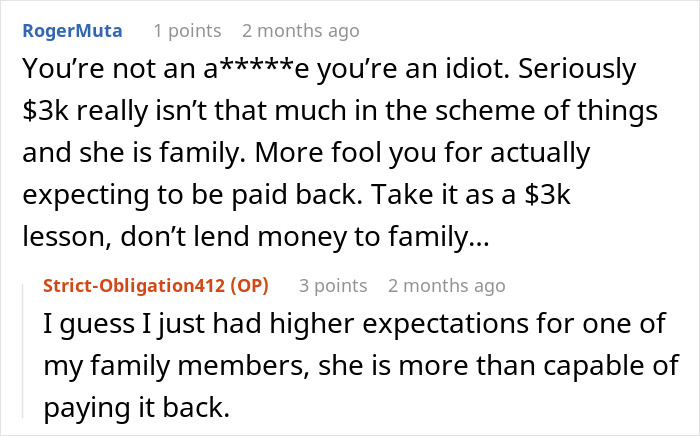 Woman Gets $30K Inheritance, Doesn’t Get Why Brother Keeps Asking Her For The $3K She Owes Him Woman Gets $30K Inheritance, Doesn’t Get Why Brother Keeps Asking Her For The $3K She Owes Him