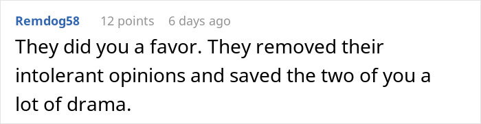 Comment response about setting boundaries after a woman is shocked by her parents' tattoo reaction. Comment response about setting boundaries after a woman is shocked by her parents' tattoo reaction.