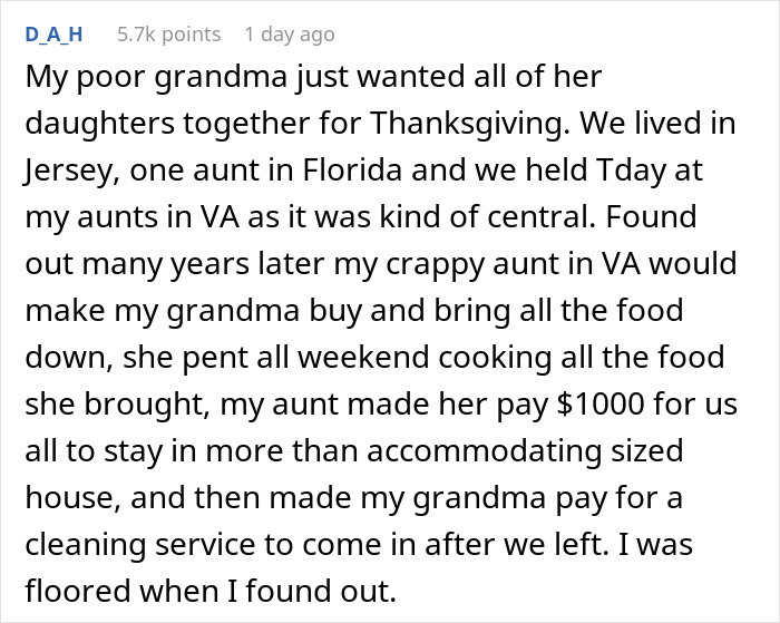 Person Travels 6 Hours, Gets Groceries For Weekend Stay At Sister's Home, She Charges Them $250 Person Travels 6 Hours, Gets Groceries For Weekend Stay At Sister's Home, She Charges Them $250